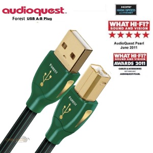 AudioQuest(오디오퀘스트) FOREST USB A-&gt;b 케이블(1.5m)
